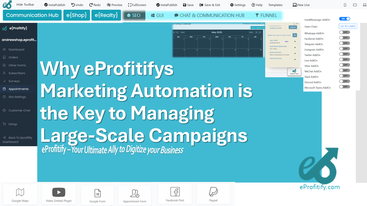 Why eProfitifys Marketing Automation is the Key to Managing Large-Scale Campaigns